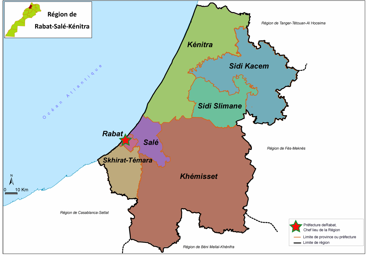 Zone d'intervention Fès - Meknès